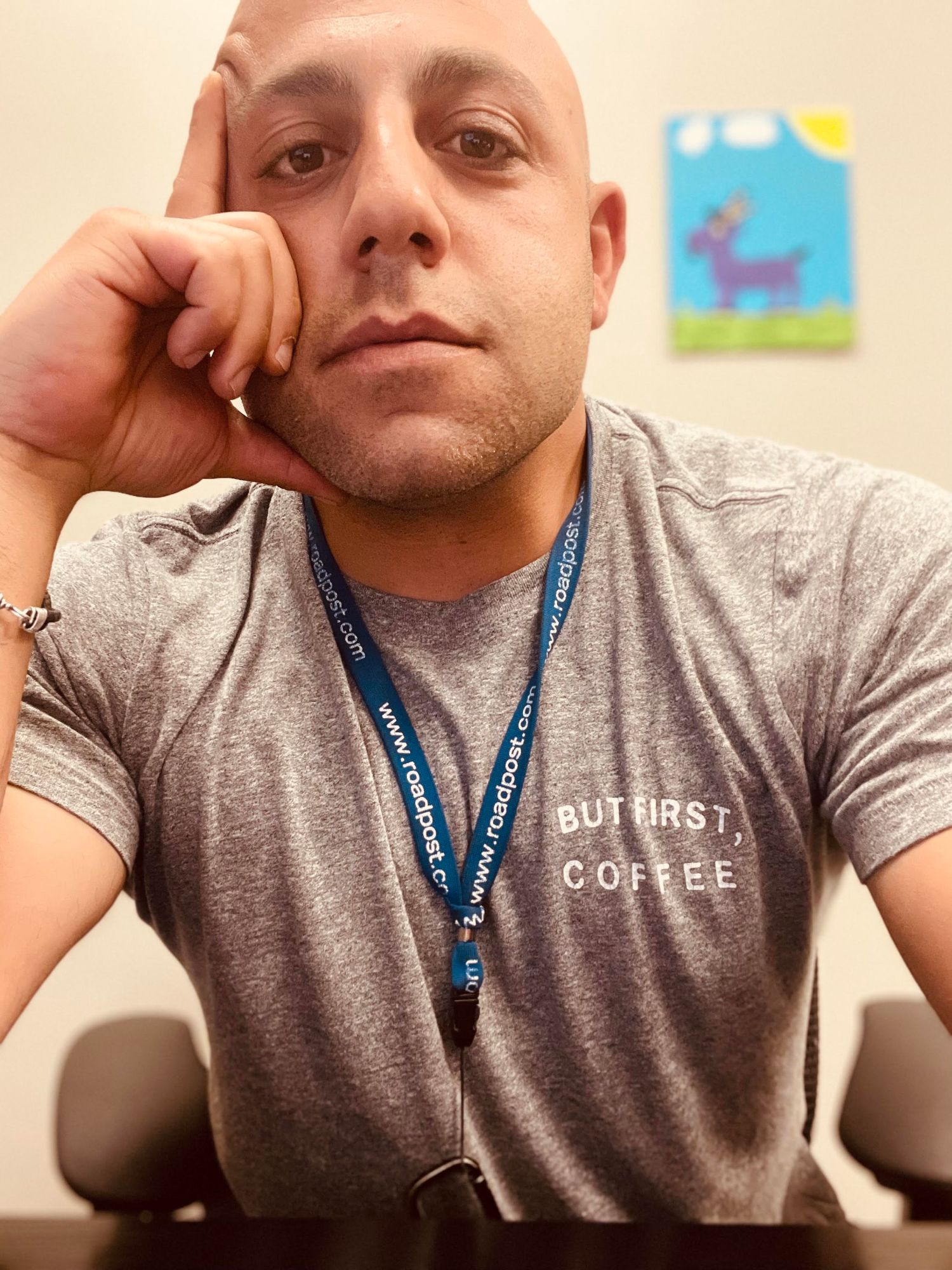 Mark Youash, Managing Director of Marked Digital, at his desk